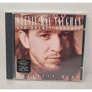 Vintage EUC Stevie Ray Vaughan & Double Trouble : Greatest Hits (CD)